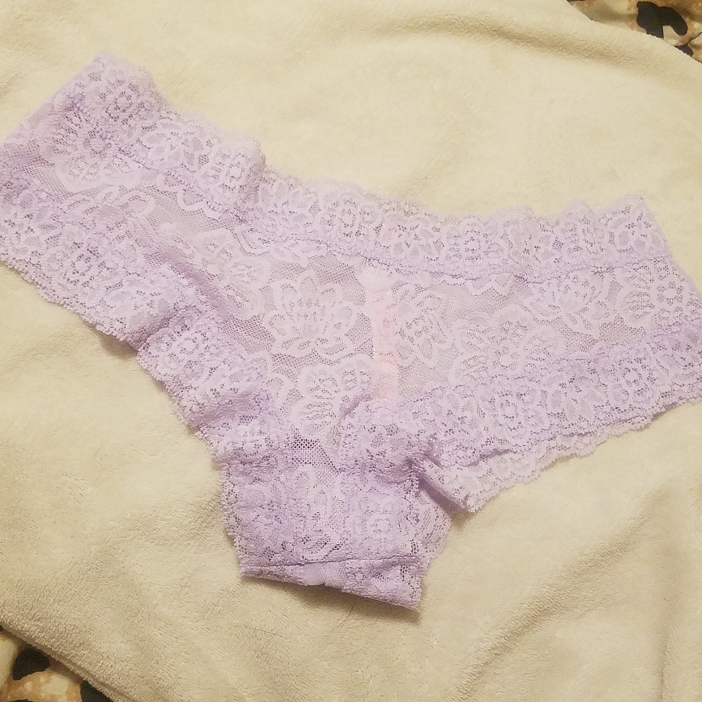 VS Pink Lilac Cheekers Panty